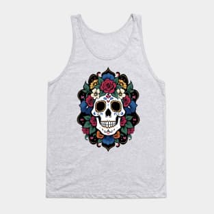 Day of the Dead Skull 04 Tank Top